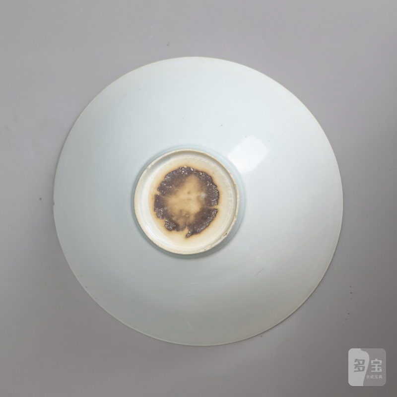 明代 青白釉水波纹大碗 - 图8